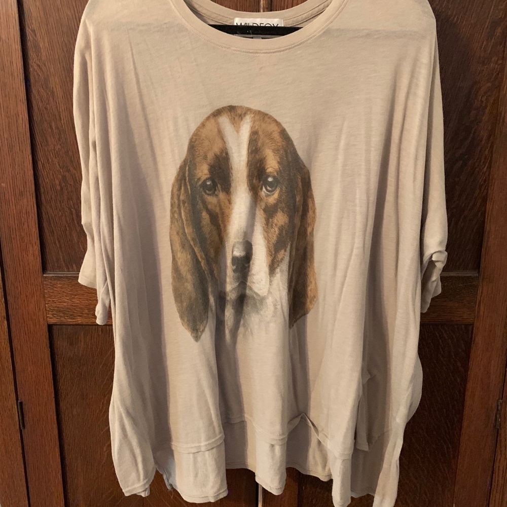 Wildfox Hound dolman tee